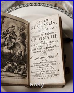 Antique Vellum 1750 Latin Religious Breviary roman catholic book