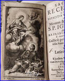 Antique Vellum 1750 Latin Religious Breviary roman catholic book