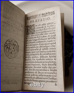 Antique Vellum 1750 Latin Religious Breviary roman catholic book