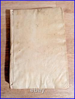Antique Vellum Bound 1789 Theology Book of Sermons in Spanish Dominican Sisters