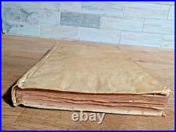 Antique Vellum Bound 1789 Theology Book of Sermons in Spanish Dominican Sisters