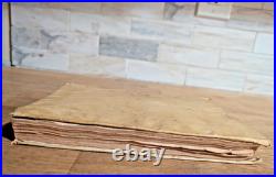 Antique Vellum Bound 1789 Theology Book of Sermons in Spanish Dominican Sisters
