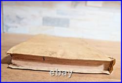 Antique Vellum Bound 1789 Theology Book of Sermons in Spanish Dominican Sisters