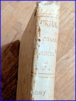 Antique Vellum Bound 1789 Theology Book of Sermons in Spanish Dominican Sisters