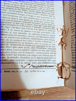 Antique Vellum Bound 1789 Theology Book of Sermons in Spanish Dominican Sisters