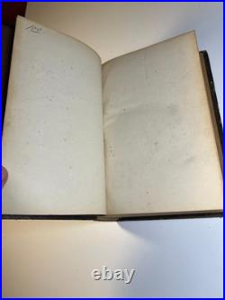 Antique Victorian Book Work-Days of God Morris Religious Science Bible Leather