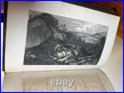 Antique Victorian Book Work-Days of God Morris Religious Science Bible Leather