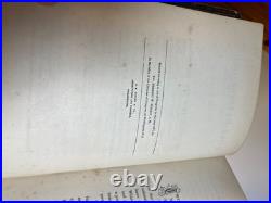 Antique Victorian Book Work-Days of God Morris Religious Science Bible Leather