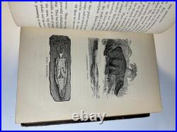 Antique Victorian Book Work-Days of God Morris Religious Science Bible Leather