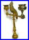 Antique-Victorian-Figural-Solid-Brass-Bird-Candle-Holder-Altar-Church-Religious-01-tlbl