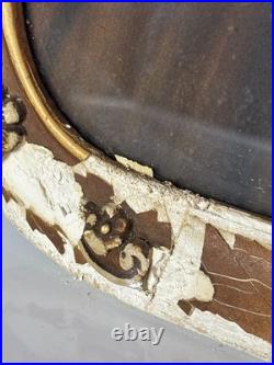 Antique Victorian Gesso Frame Print Religious St Theresa of Lisieux DAMAGED 22