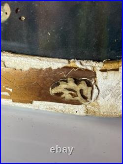 Antique Victorian Gesso Frame Print Religious St Theresa of Lisieux DAMAGED 22