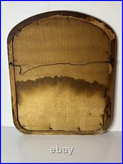 Antique Victorian Gesso Frame Print Religious St Theresa of Lisieux DAMAGED 22