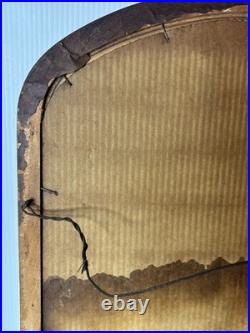 Antique Victorian Gesso Frame Print Religious St Theresa of Lisieux DAMAGED 22