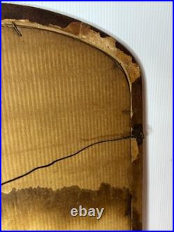 Antique Victorian Gesso Frame Print Religious St Theresa of Lisieux DAMAGED 22