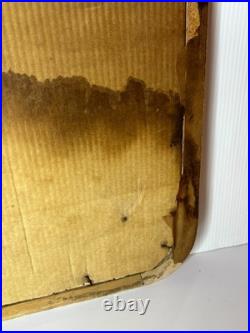 Antique Victorian Gesso Frame Print Religious St Theresa of Lisieux DAMAGED 22