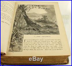 Antique Victorian Religious Book The Childs Bible Cassell Petter Galpin London