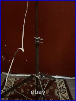 Antique Vintage Crucifix Jesus Floor Lamp Church Religious Funeral Altar 1940-50