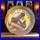 Antique-Vintage-Religious-Relic-St-Francis-Stone-Wall-Fragment-on-Wood-01-xqdx