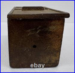 Antique Vtg Church OFFERING Coin Money Box Religious Tithe Collection with Keys Antique Vtg Church OFFERING Coin Money Box Religious Tithe Collection with Keys