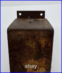 Antique Vtg Church OFFERING Coin Money Box Religious Tithe Collection with Keys Antique Vtg Church OFFERING Coin Money Box Religious Tithe Collection with Keys
