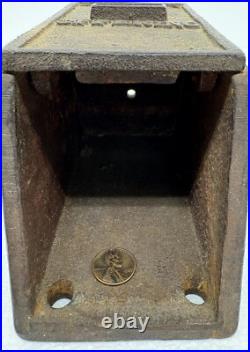 Antique Vtg Church OFFERING Coin Money Box Religious Tithe Collection with Keys Antique Vtg Church OFFERING Coin Money Box Religious Tithe Collection with Keys