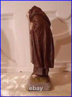 Antique Vtg Religious Statue Saint Giuseppe Lot B