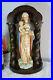 Antique-Wood-carved-chapel-chalkware-madonna-statue-signed-Guelfi-religious-01-hyug