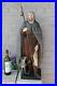 Antique-XL-French-rare-top-religious-figurine-statue-Saint-ROCH-dog-signed-01-ydoc