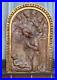 Antique-XL-ceramic-religious-wall-plaque-madonna-god-father-baby-jesus-angels-01-vw