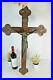 Antique-XL-french-wood-carved-cross-metal-christ-religious-01-hyjh
