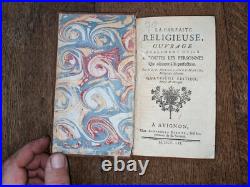 Antique book-the R. P. Michelangelo Mary The Perfect Religious 1752 Antique book-the R. P. Michelangelo Mary The Perfect Religious 1752