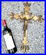 Antique-bronze-religious-wall-crucifix-fleur-de-lys-01-idih