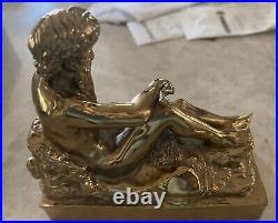 Antique bronze sculpture -Gorgeous Heavy Shiny -Man Religious Gold
