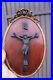 Antique-bronze-wood-wall-plaque-crucifix-louis-XVI-decor-religious-01-zz