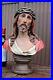 Antique-ceramic-rare-statue-jesus-ECCE-HOMO-bust-religious-01-ljhj