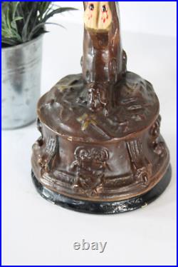 Antique ceramic religious crucifix religious