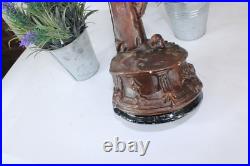 Antique ceramic religious crucifix religious