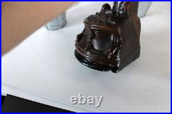 Antique ceramic religious crucifix religious