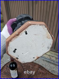 Antique chalk Statue Of Saint Gemma Galgani rare religious art