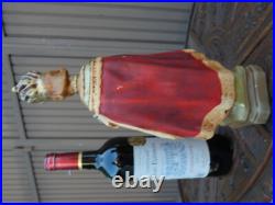 Antique chalk Statue saint jesus of prague religious