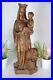 Antique-chalkware-our-lady-of-Flanders-lion-Statue-religious-01-btfv