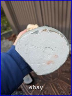 Antique chalkware religious statue saint Aloysius rare