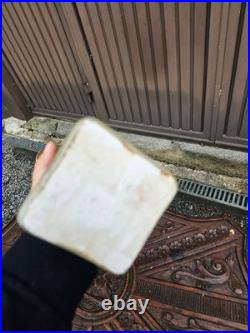 Antique chalkware statue of Saint Liduina Lidwina of Schiedam religious art