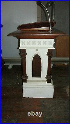 Antique church lectern, podium religious