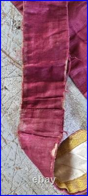 Antique end of XIX century religious ecclesiastical catholic priest stole