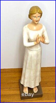 Antique female statue, plaster, approximately 1920's. Spiritual/religious