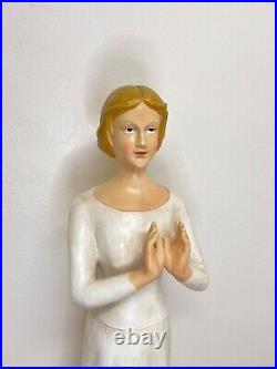 Antique female statue, plaster, approximately 1920's. Spiritual/religious