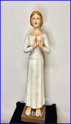 Antique female statue, plaster, approximately 1920's. Spiritual/religious