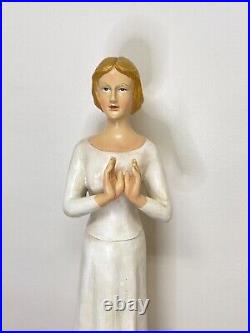 Antique female statue, plaster, approximately 1920's. Spiritual/religious